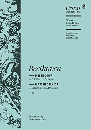 Messe C-dur op. 86 - Urtext nach der neuen Gesamtausgabe - Klavierauszug (EB 10581) von Breitkopf & Härtel
